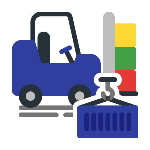 Forklift Generic Flat icon