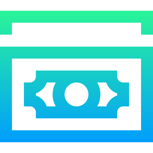 dinero Super Basic Straight Gradient icono