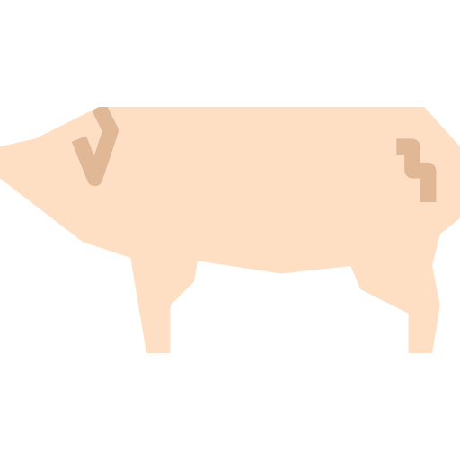 Świnia turkkub Flat ikona