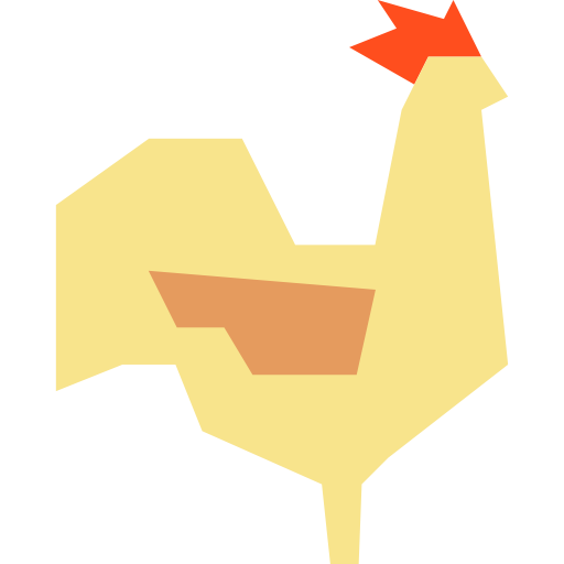 pollo turkkub Flat icona