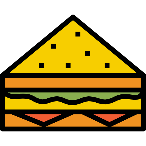 sandwich turkkub Lineal Color icon
