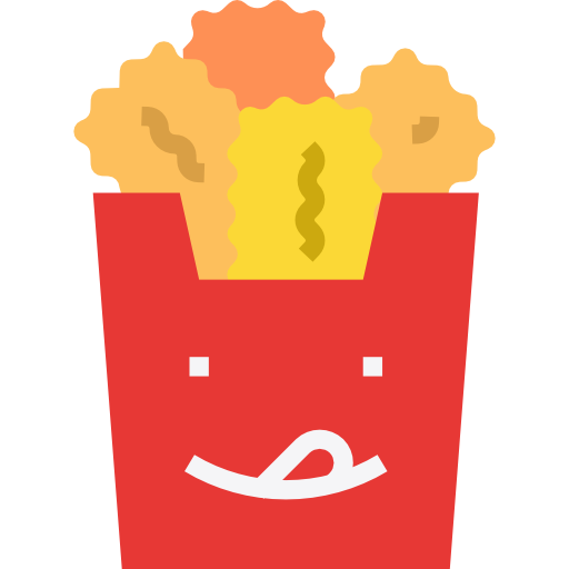 French fries turkkub Flat icon