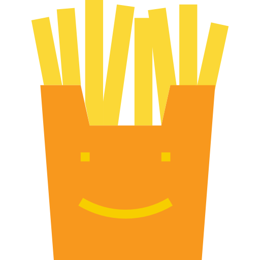 pommes frittes turkkub Flat icon