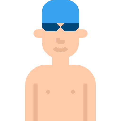 nadador turkkub Flat Ícone