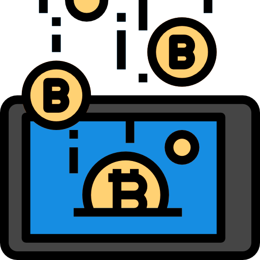 bitcoin turkkub Lineal Color icon