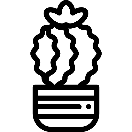 カクタス Detailed Rounded Lineal icon