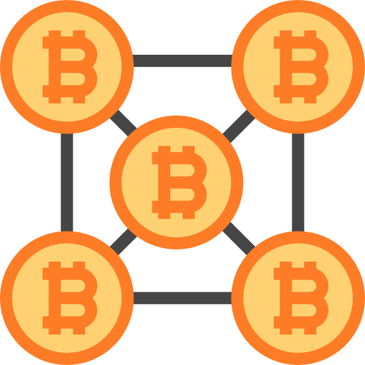 Blockchain turkkub Flat icon