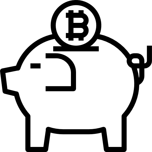 Świnka skarbonka turkkub Lineal ikona