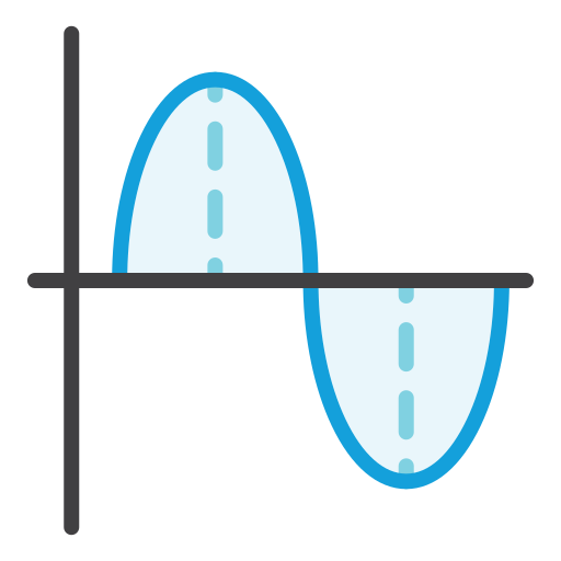 gráfico de onda Generic Flat icono