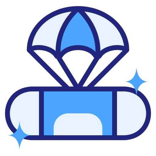 capsule spatiale Generic Blue Icône