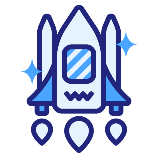 우주선 Generic Blue icon