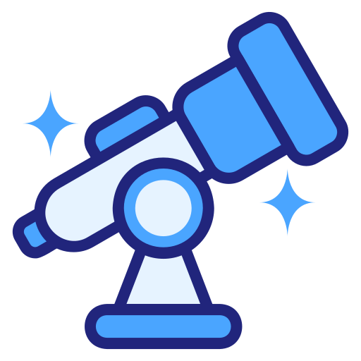 望遠鏡 Generic Blue icon