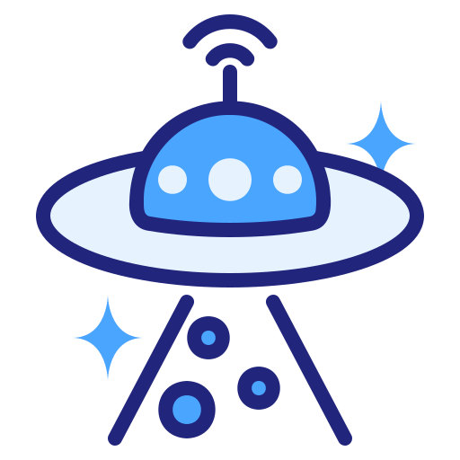 ufo Generic Blue icoon