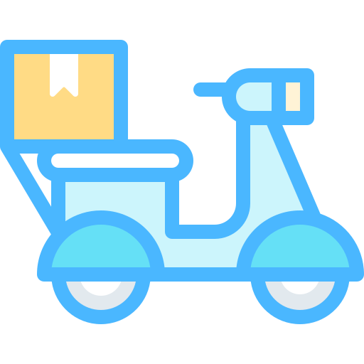 bicicleta de reparto Detailed color Lineal color icono