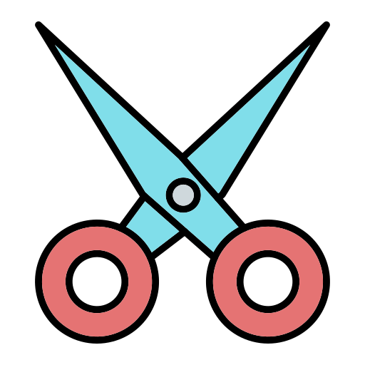 ハサミ Generic Outline Color icon