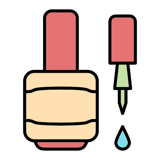 Nail polish Generic Outline Color icon