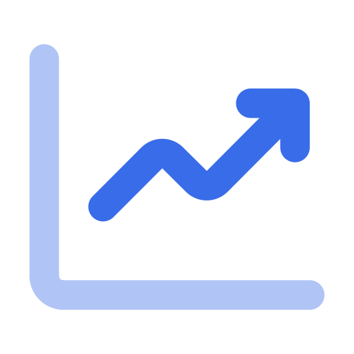 diagramm auf Generic Blue icon