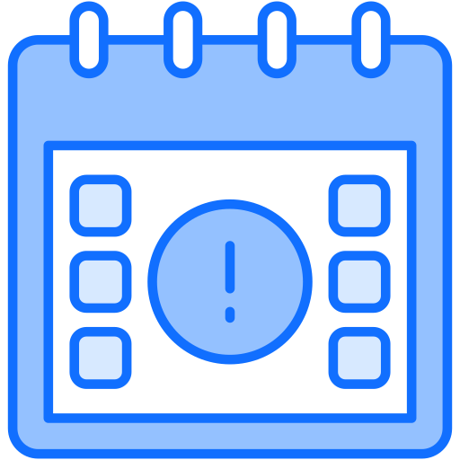 Deadline Generic Blue icon