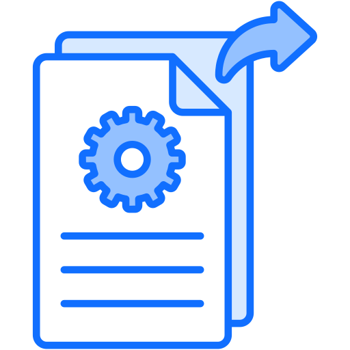 File sharing Generic Blue icon