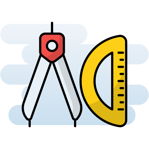 herramientas de diseño Generic Rounded Shapes icono