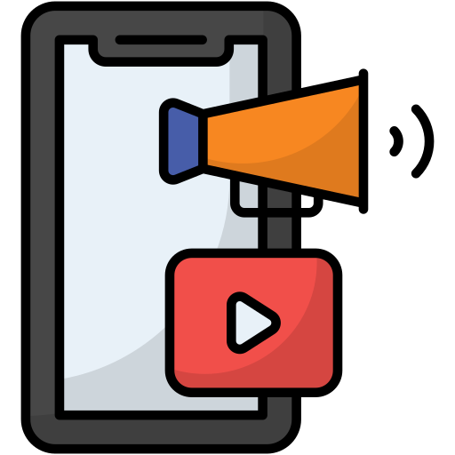 비디오 마케팅 Generic Outline Color icon