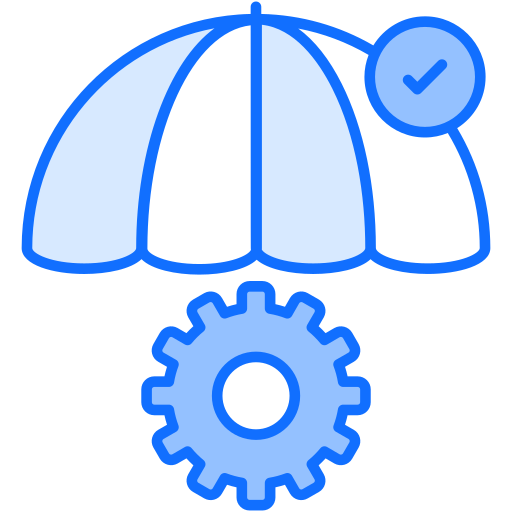 保険 Generic Blue icon