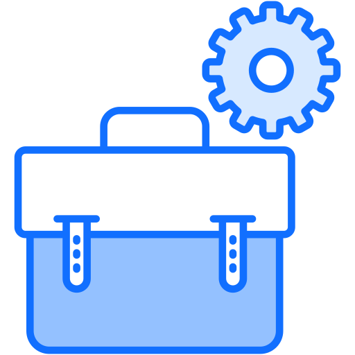 Business and business Generic Blue icon