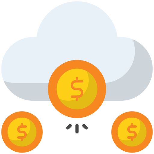 Cloud banking Generic Flat icon
