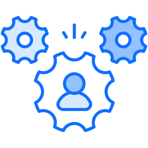 Team work Generic Blue icon