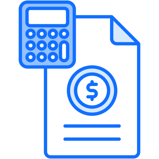Expenses Generic Blue icon