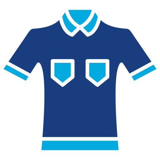 폴로 셔츠 Generic Blue icon