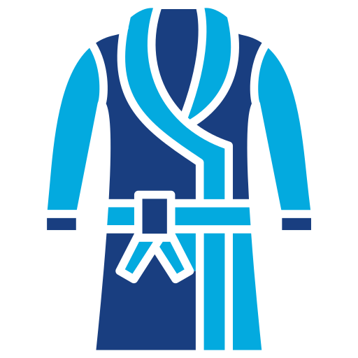 Bathrobe Generic Blue icon