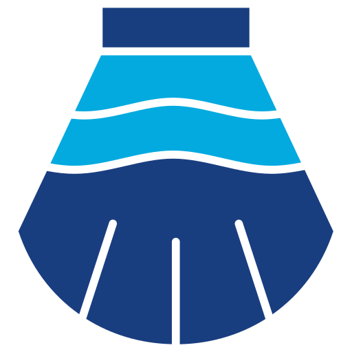 スカート Generic Blue icon