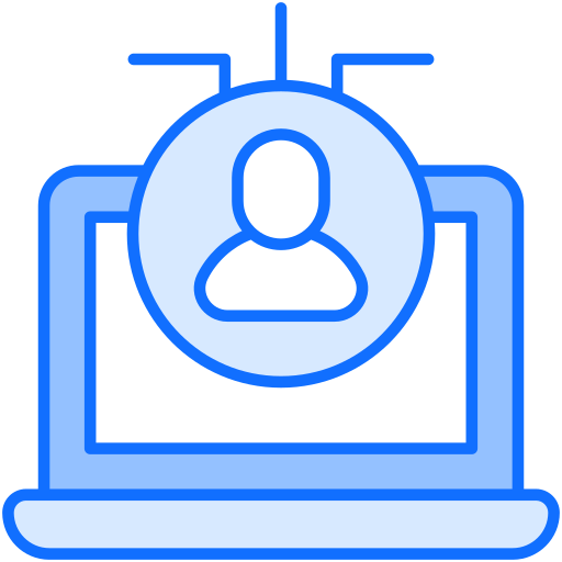 ユーザー体験 Generic Blue icon