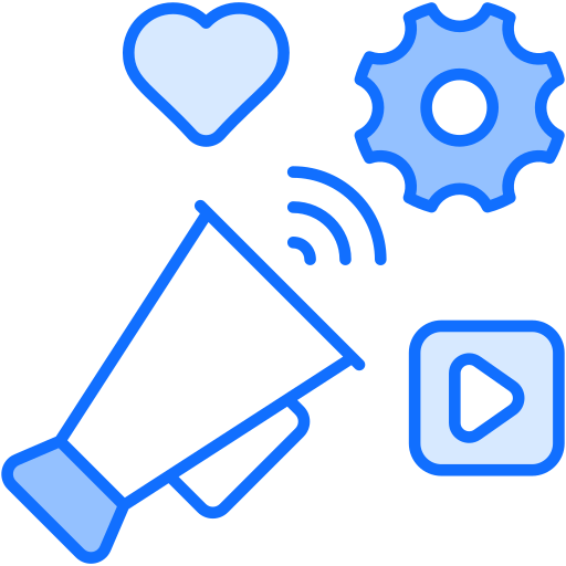 Social media Generic Blue icon