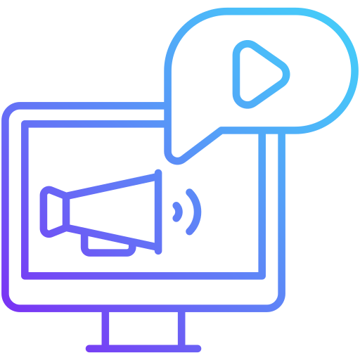 videomarketing Generic Gradient icon