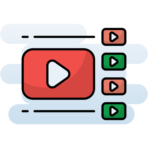 vídeo marketing Generic Rounded Shapes icono