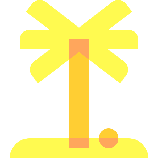 drzewo palmowe Basic Sheer Flat ikona