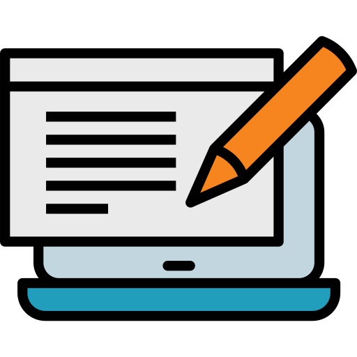 Content writing Generic Outline Color icon