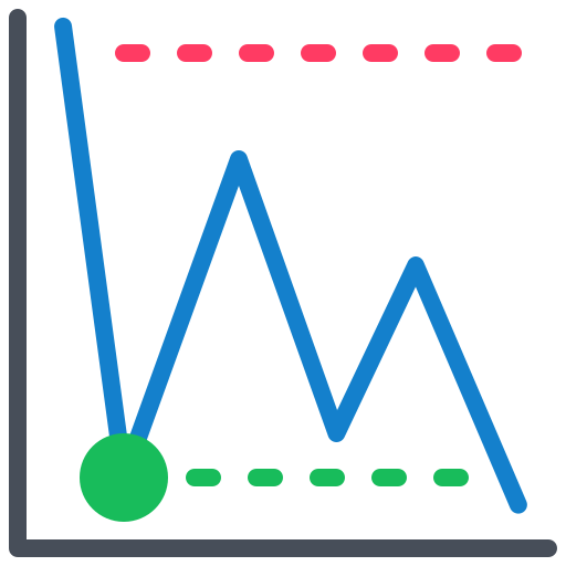 analyse de marché Generic Flat Icône