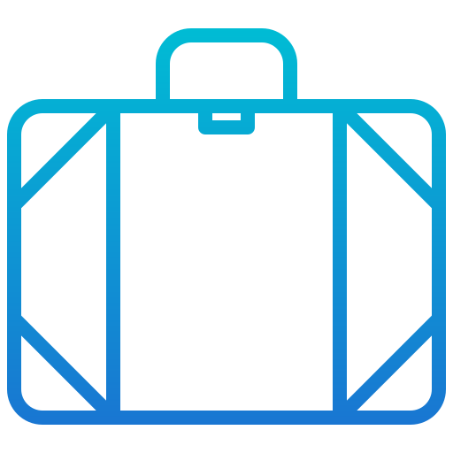 equipaje de viaje Generic Gradient icono