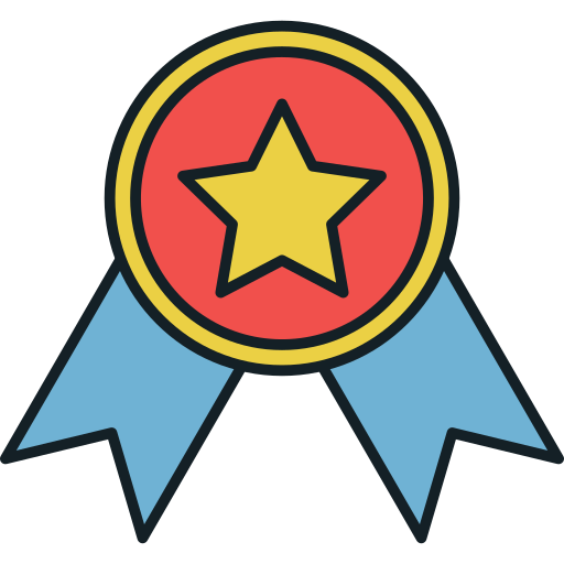 メダル Generic Outline Color icon
