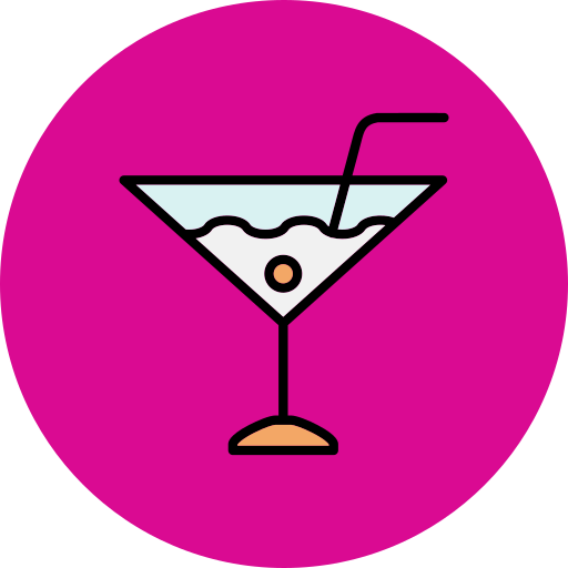 Martini Generic Outline Color icon