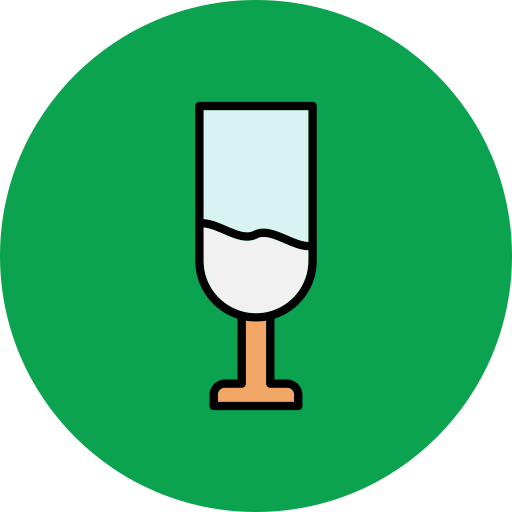 White wine Generic Outline Color icon