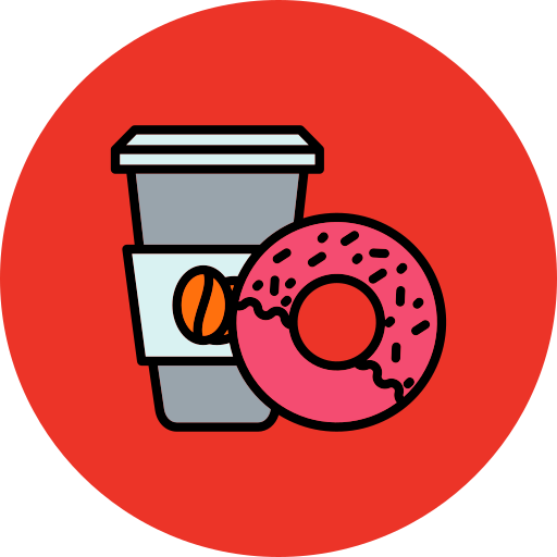 café Generic Outline Color icono