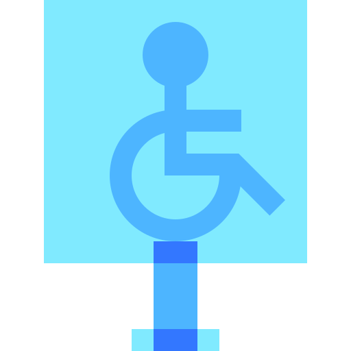 discapacidad Basic Sheer Flat icono