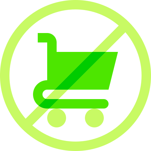 No cart Basic Sheer Flat icon