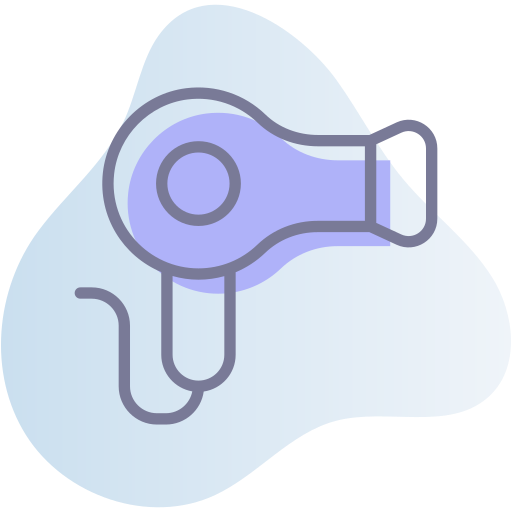 haartrockner Generic Rounded Shapes icon