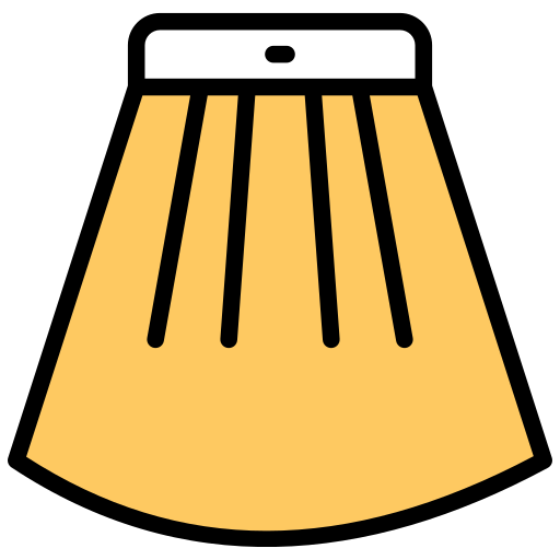 スカート Generic Outline Color icon