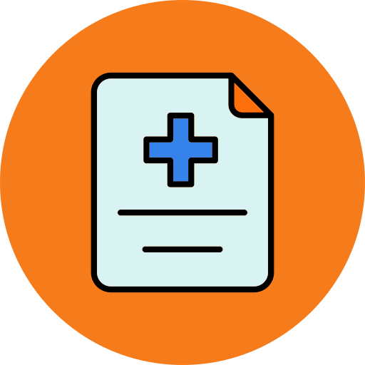 Medical history Generic Outline Color icon